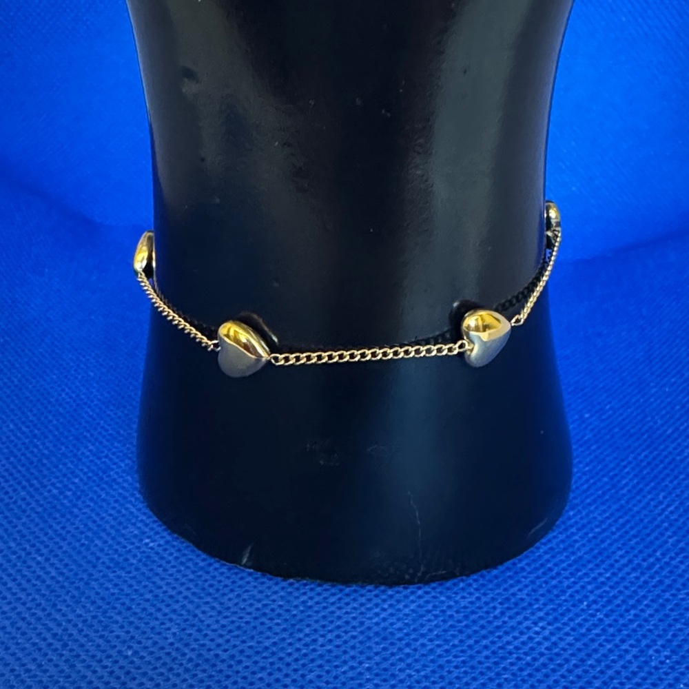 Elegant 24k Gold plated Heart Bracelet